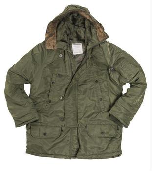Classic Parka US N3B Military Style Green / Black Snorkel Parker, New  - main image