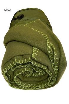 Fleece Blanket 200 x 150cm In Olive Green, Camo And Desert Sand, New - main image