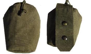 Austrian Military Issue Used olive green Molle  / Modular water bottle pouch - main image