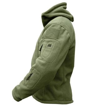 Olive fleece Recon Hoodie - main image