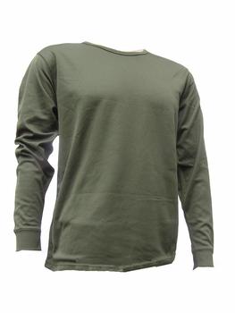 Thermal Base Layer Top British Army Olive Long Sleeve Vest, New - main image