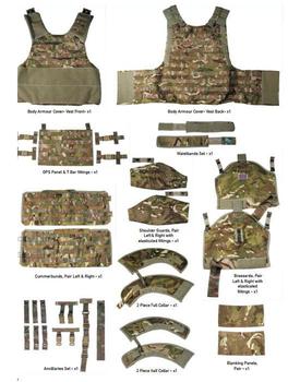 MTP Molle Body Armour Osprey MK 4 Complete Fighting Order Set, New - main image
