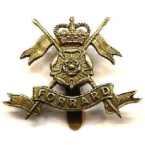 Cap badge of the Queens own Yorkshire Yeomanry