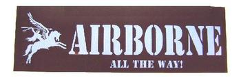 Airborne All the way sticker - main image