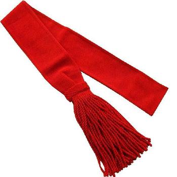 Red Parade Sash New Military Army Style Sash - main image