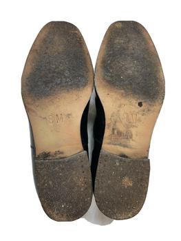 Black Military Issue Patent Leather Shoes - main image