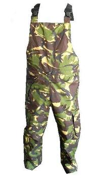 Waterproof DPM Salopettes Petroleum Protective ~ British Woodland Camo DPM - main image