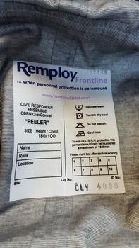Peeler Suit Police / Military Issue Navy Blue C.B.R.N Coverall Overall, New Condition - main image