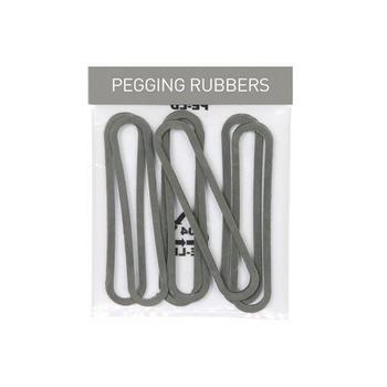 Tent Rubbers Pack of Ten Grey Pegging Rubbers 12cm long 5mm wide