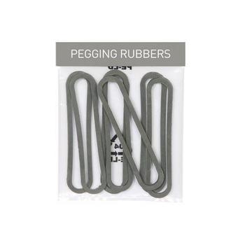 Tent Rubbers Pack Of Ten Grey Pegging Rubbers 12cm Long 5mm Wide - main image