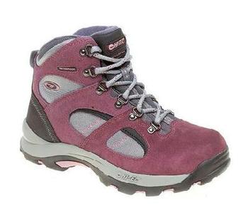 Lightweight and Waterproof Hiking Boot Plum HI Tec Boots Childrens / Small Sizes (B299D)