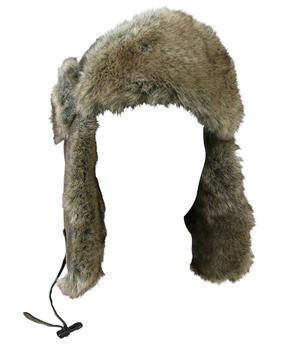 Polar Hat Faux Leather Pilot Aviator Expedition Hat Brown Warm Faux Leather Flying Hat - main image