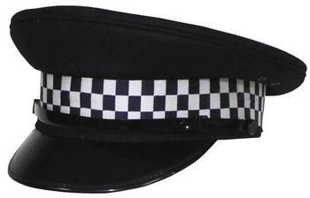 Police Cap Genuine British Male Police Hat With No Badge Used Police Cap - main image