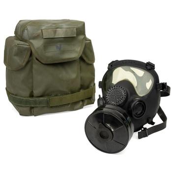 Black Polish MP5 / Arf-A Gas Mask / Respirator In Olive Bag With Filter - main image