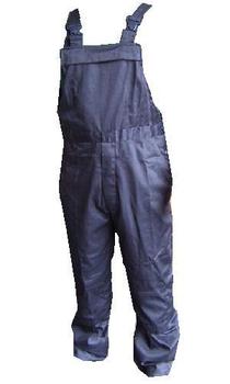 Bib and Brace New Navy Blue Polyester Cotton Bib and brace Overalls with knee Pockets