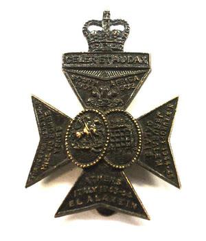 Queens Royal Rifles cap badge