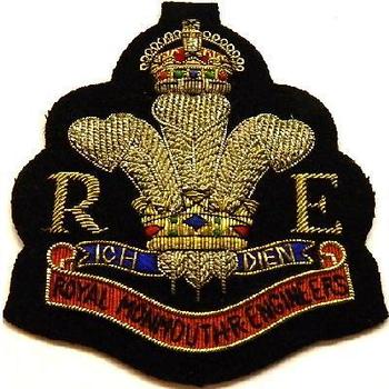 Blazer Badge of the Monmouth Engineers