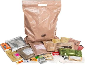 Halal Hindu Sikh Ration Pack 24 Hour Combat Ration Pack Survival Food / Bushcraft - main image