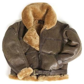RAF Sheepskin Leather Pilot Jacket Classic WWII Pattern New Leather Jacket - main image