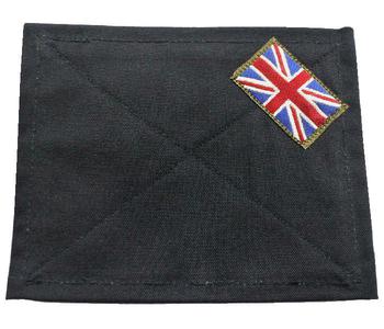 RAF Blue Shoulder plates with velcro back