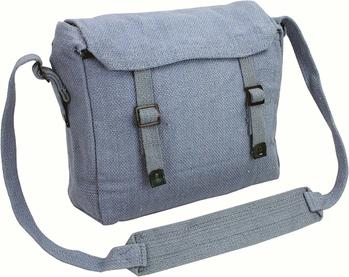 Webbing Haversack Canvas Shoulder Bag Or Side Pack Different Colours - main image