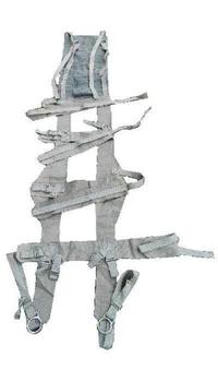 Airforce blue military cargo webbing strap - main image