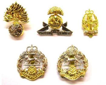 selection of Re-strike Cap badges