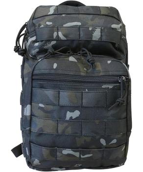 Mini Molle Recon Tactical 10 Litre Shoulder Day Bag, MTP, Olive, Black And Camo - main image