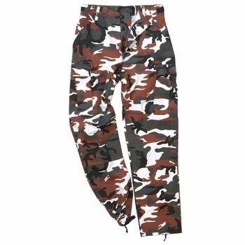 Red Grey Camo Trousers