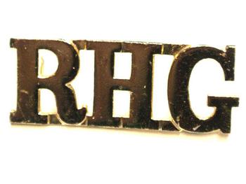 Royal Horse guards RHG shoulder title