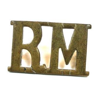 RM Royal marines shoulder title