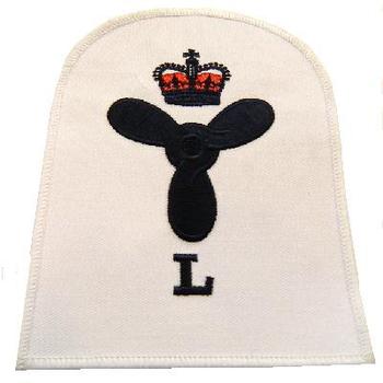 Current Issue Royal Navy Electrician Cloth Badge - main image