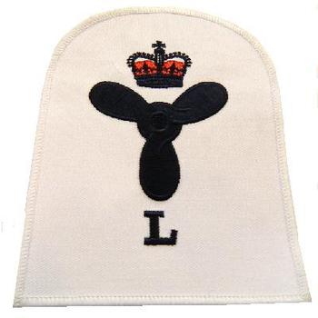 Ccurrent issue Royal Navy Electrician cloth badge