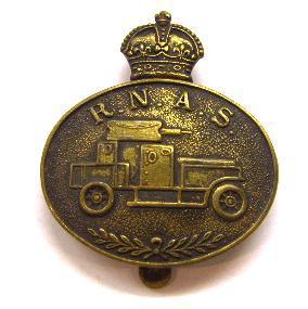 Royal Navy Service Armoured Car Section Cap Badge - main image