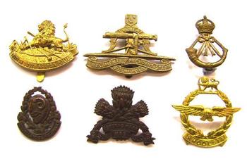 South African Military Cap badges