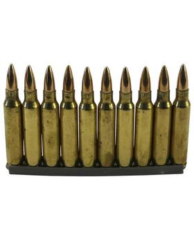 SA80 Bullet Clip Pack Of 10 5.56 Bullets For Collector - main image