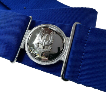 SAS Stable Belt Rhodesia Special Air Service Blue Rhodesian Style Belt & Buckle - main image