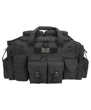Black Olive Camo Military Style Holdall Molle Compatible Adjustable Saxon Holdalls - main image