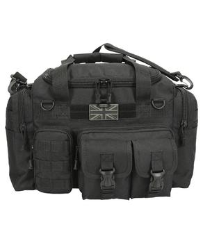 Black Olive Camo Military Style Holdall Molle Compatible Adjustable Saxon Holdalls - main image