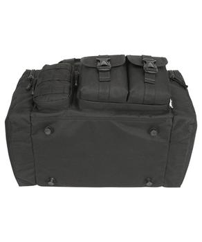 Black Olive Camo Military Style Holdall Molle Compatible Adjustable Saxon Holdalls - main image