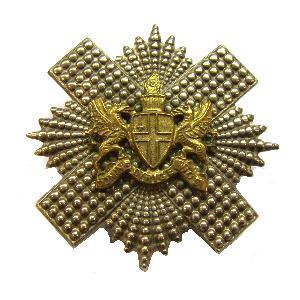 City Of London volunteers Scottish Company cap badge