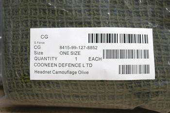 Scrim scarf New Olive Green Face / Neck Veil Scrim netting Genuine Army issue, New - main image