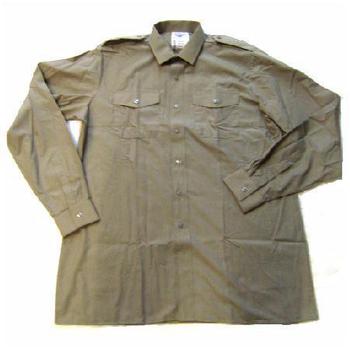 British Army Khaki Shirt Old School Long / Short Sleeved Khaki Uniform Shirt (NOT FAD) New - main image