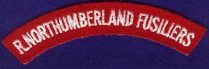 Shoulder Title of the Royal Northumberland Fusiliers