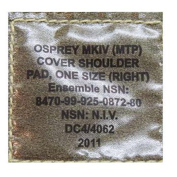 MTP Osprey Shoulder Plate / Brassard For Body Armour - main image