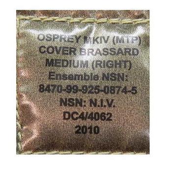 MTP Osprey Shoulder Plate / Brassard For Body Armour - main image