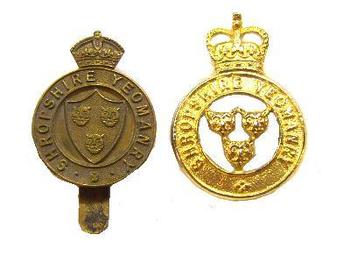 Cap Badge Of The Shropshire Yeomanry - main image