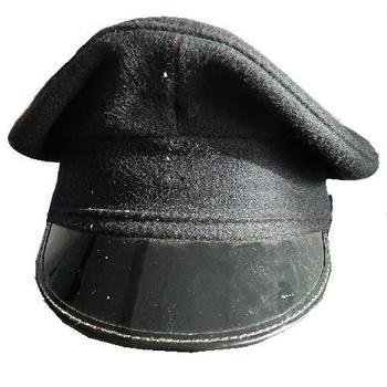 Royal Signals Military Dark Navy / Black Peaked Hat - Royal Signals