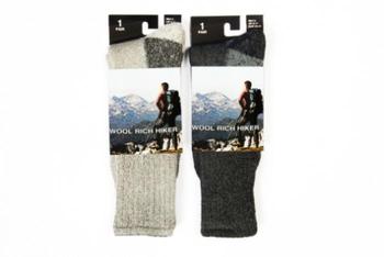 Hiker Socks Wool Rich Hiker sock with Reinforced sole area