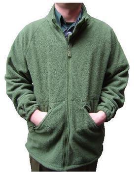 Green Army Fleece New Soldier 2000 Olive green Zipped fleece jacket ~ NEW 170/96